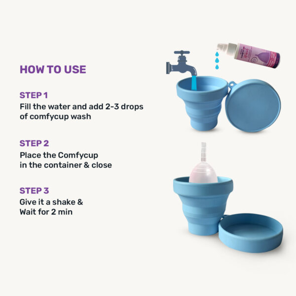 Cup Wash and Sterilizer Container Combo - Image 4