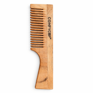 Comfycup Neem Wooden Handle Comb for Healthy Hair
